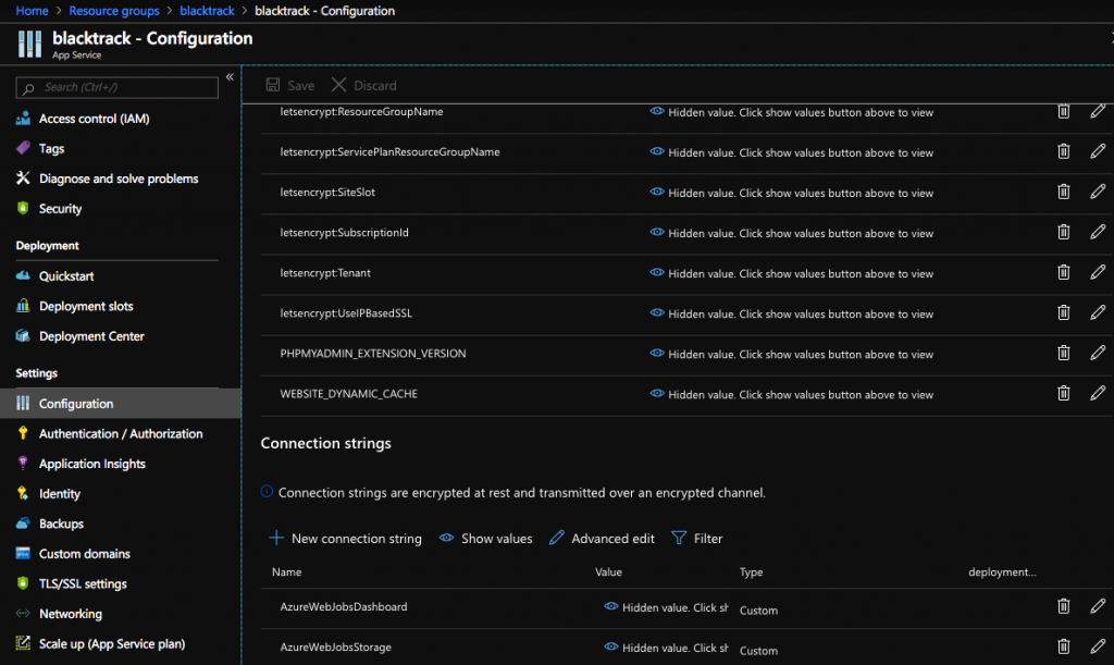 Creating connection strings